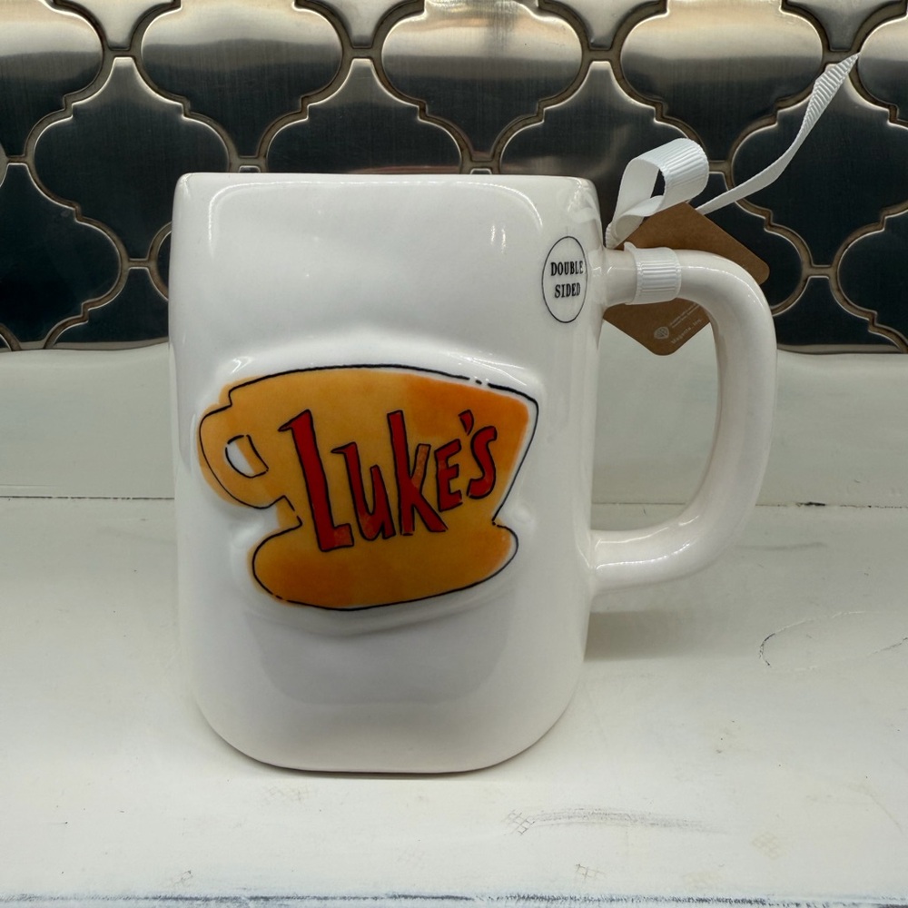 NWT Rae Dunn Gilmore Girls Luke's Diner Logo "Coffee Coffee Coffee" Mug